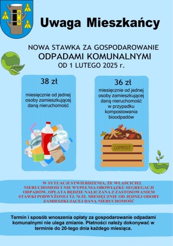 Stawka za gospodarowanie odpadami komunalnymi