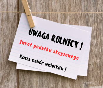 Ważna informacja dla rolników