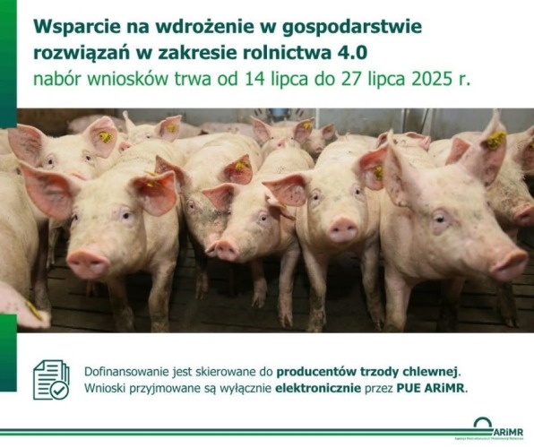 Ruszył nabór wniosków na wsparcie w zakresie rolnictwa 4.0.