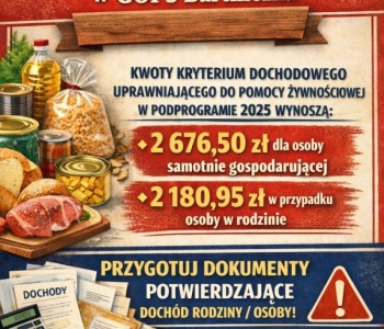 Paczki żywnościowe z Caritas
