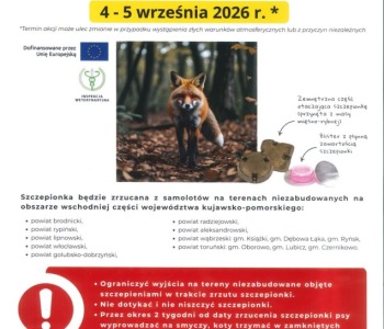 Komunikat Kujawsko-Pomorskiego Wojewódzkiego Lekarza Weterynarii
